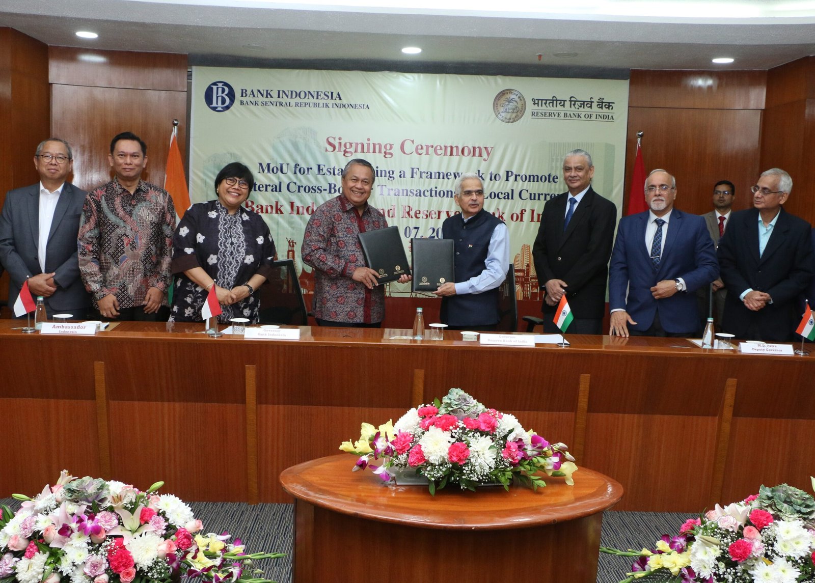 Bank Indonesia Dan Reserve Bank Of India Sepakati Kerja Sama Untuk Mendorong Penggunaan Mata Uang Lokal Di Masing-Masing Negara