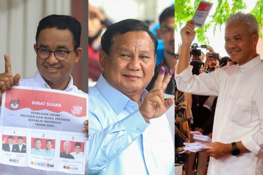 Real Count KPU : Amin 40,97 Juta Suara, Prabowo – Gibran 96,21 Juta Suara dan Ganjar – Mahfud 27,04 Juta Suara