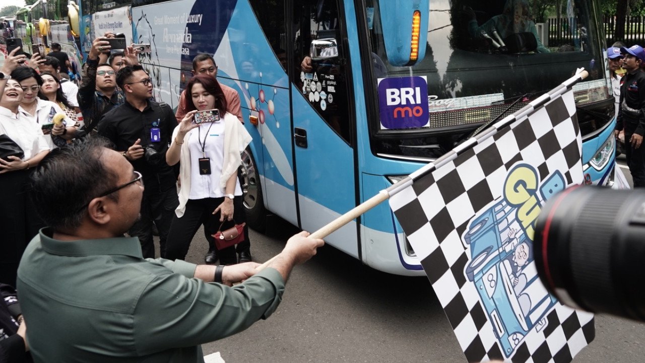 Menag Lepas 30 Bus Mudik Gratis Kemenag