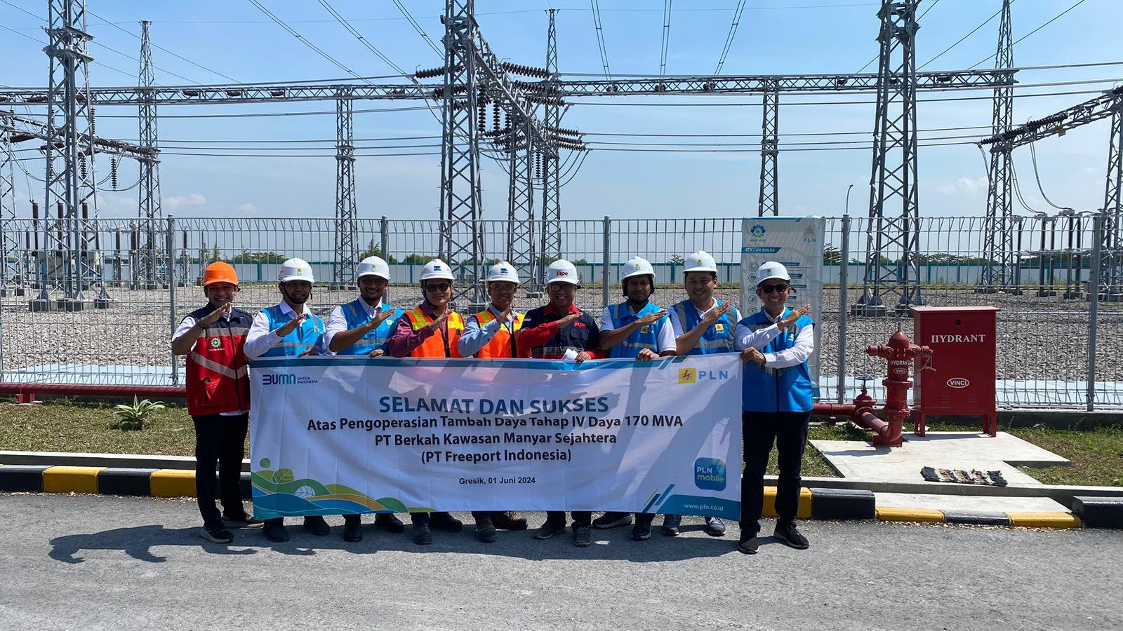 PLN Kembali Realisasikan Tambah Daya 170 MVA Smelter PT Freeport Indonesia