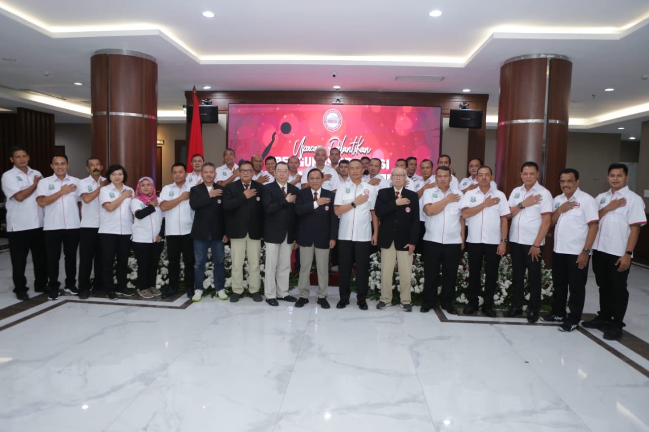 Pengurus PBVSI Jatim Periode 2024-2028 Dikukuhkan