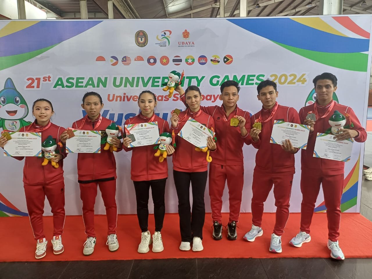 AUG 2024, Indonesia Sapu Bersih Medali Emas Wushu Nomor Putra Putri