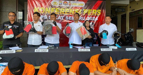 Sebanyak 38 Tersangka Diamankan, Polres Tulungagung Ungkap 35 Kasus Kejahatan