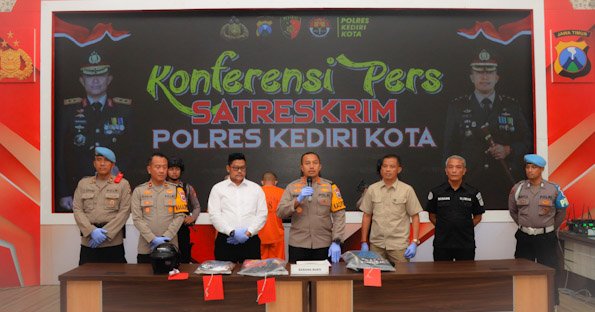 Polres Kediri Amankan 3 Tersangka Pengeroyokan Pasutri yang Viral di Medsos