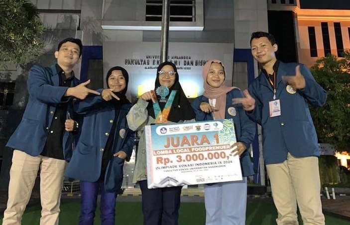 Mahasiswa Unair Raih Juara di Olimpiade Vokasi Indonesia