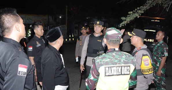 Polres Lamongan Bersama TNI dan Pemkab Lakukan Pengamanan Pengesahan Warga Baru Perguruan Silat