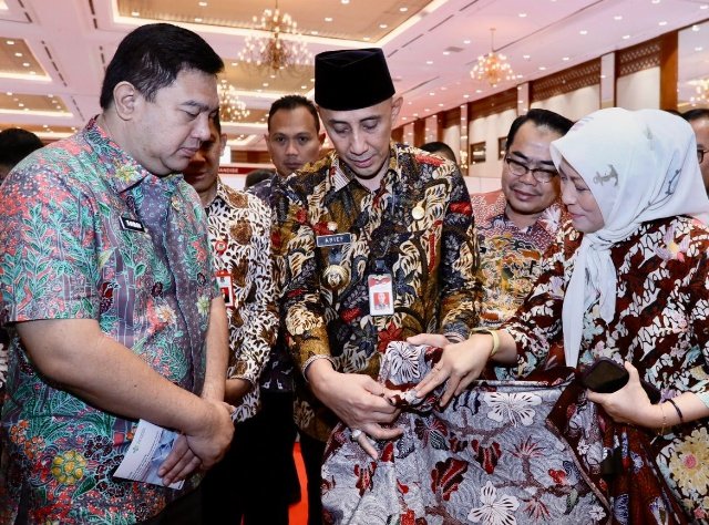 Batik Bangkalan Madura di Pamerkan di Indonesia Maju Expo dan Forum 2024