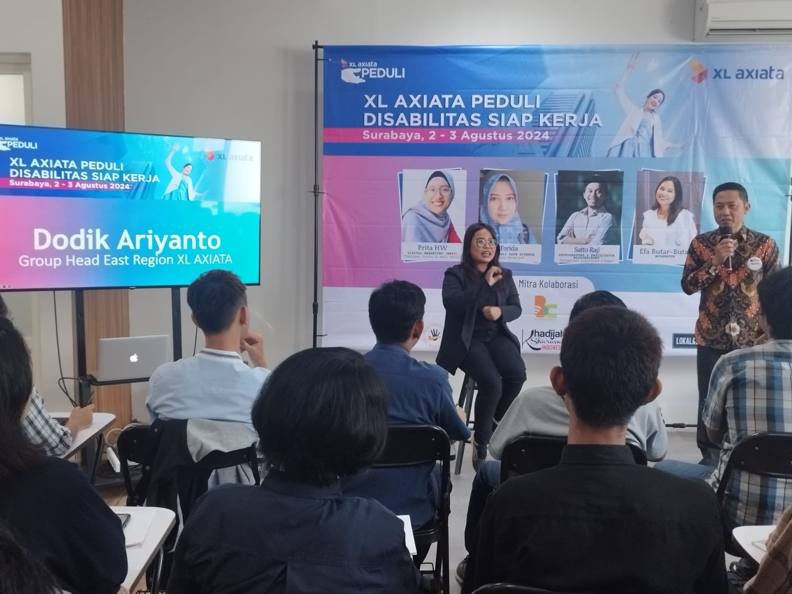 Peduli Penyandang Disabilitas, XL Axiata Beri Pelatihan Digital dan Magang di Surabaya  