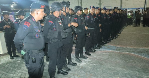 Polres Gresik Siagakan Personel Gabungan Pengamanan Haul Mbah Zainal Abidin