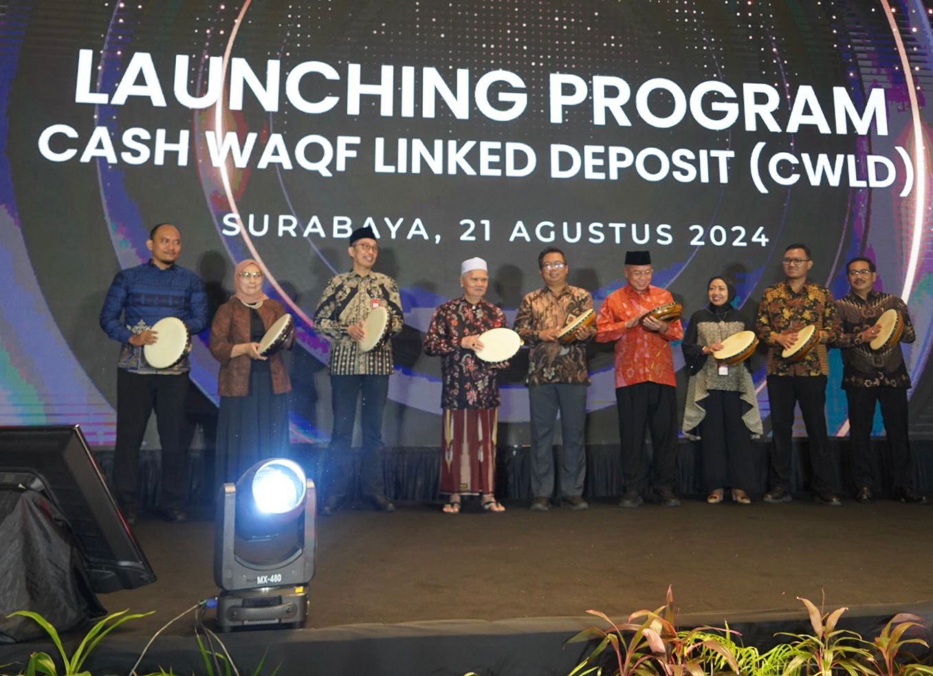 UUS Bank Jatim Launching Cash Waqf Linked Deposit (CWLD)