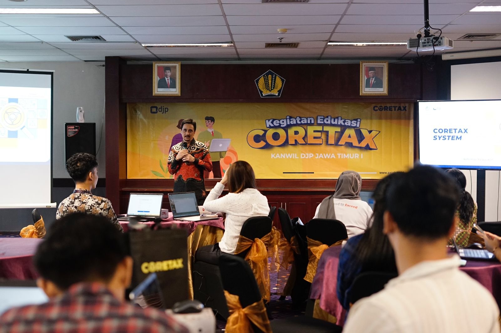 DJP Jatim I Gelar Edukasi Coretax untuk Wajib Pajak Prioritas