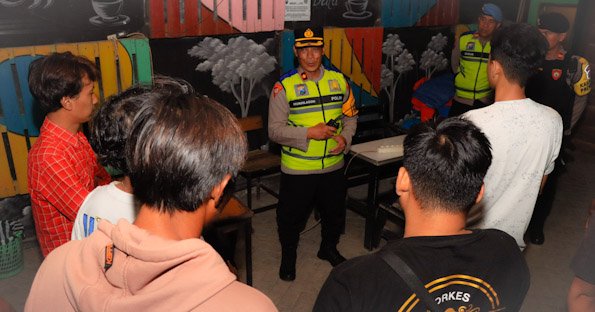 Jaga Kamtibmas Jelang Pilkada Serentak, Polres Kediri Kota Tingkatkan Patroli KRYD