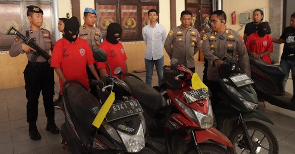 3 Tersangka Diamankan, Polres Sampang Berhasil Ungkap Curanmor 9 TKP