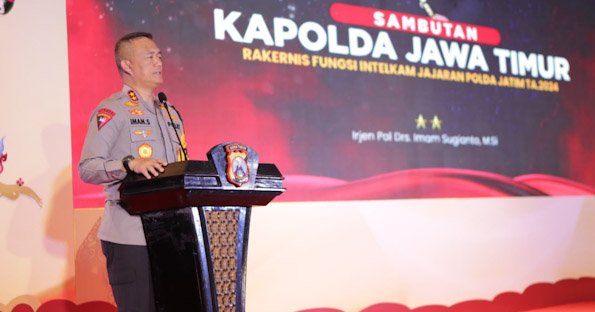 Jelang Pilkada Serentak, Kapolda Jatim Buka Kegiatan Rakernis Ditintelkam