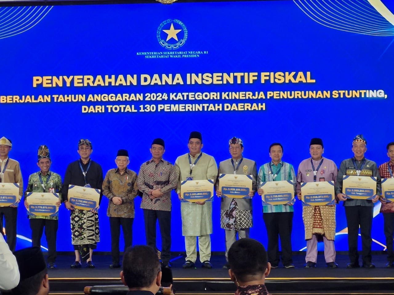 Berhasil Turunkan Stunting, Lamongan Dapat Apresiasi dari Wapres RI