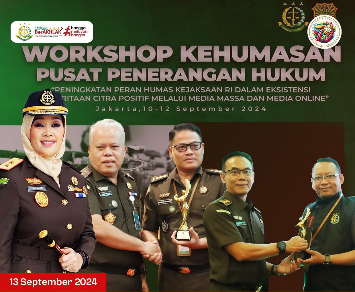 Kejati Jatim Borong Juara di Workshop Kehumasan Kejaksaan Agung