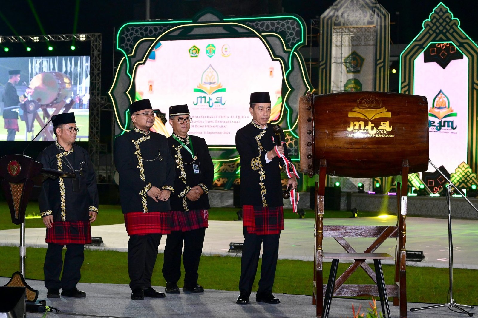 Presiden Joko Widodo Buka MTQ Nasional XXX di Samarinda