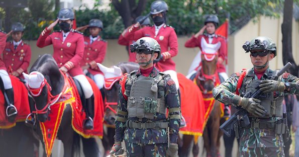 Mabes Polri Gelar Gladi Bersih Apel Pasukan Pengamanan Pelantikan Presiden