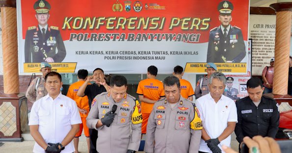 Sita Sabu 1,1 Kg, Polresta Banyuwangi Ungkap Sindikat Peredaran Narkoba