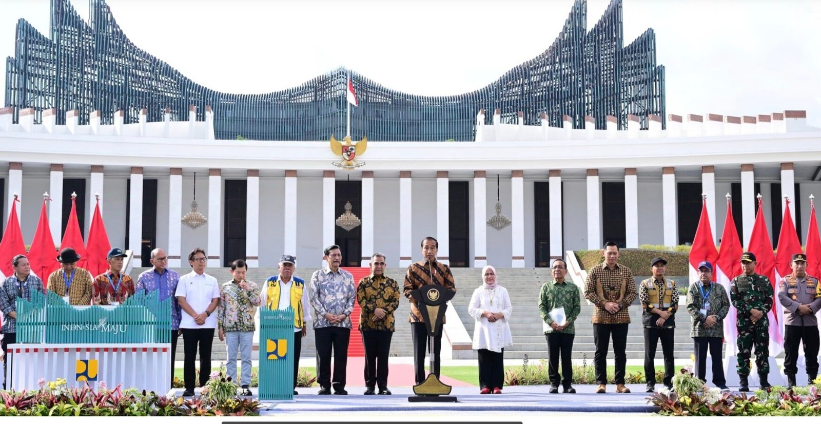 Presiden Jokowi Resmikan Istana Negara di Ibu Kota Nusantara