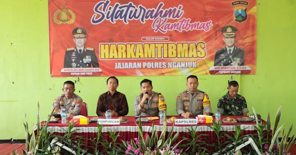 Cooling System Pilkada 2024, Polres Nganjuk Gelar Silaturahmi Kamtibmas