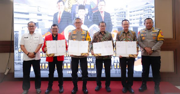 Tingkatkan SDM Unggul Bagi Anggota Polri, Polda Jatim Bersama Perguruan Tinggi Tandatangani Perjanjian Kerjasama