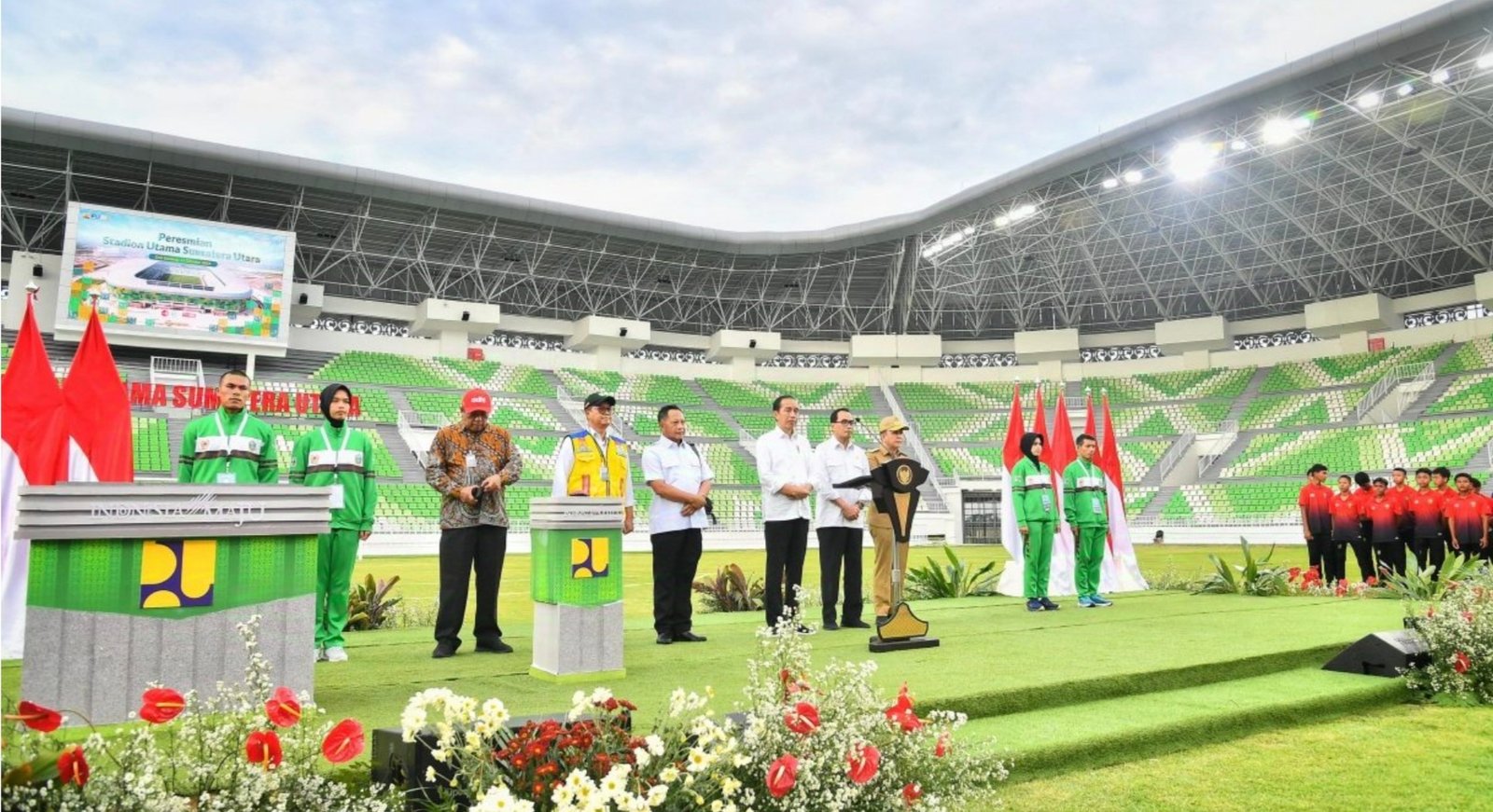 Presiden Jokowi Resmikan Stadion Utama Sumatera Utara