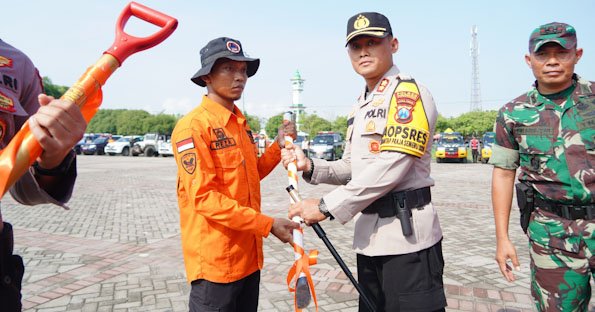 Polres Ponorogo dan Lintas Instansi Siapkan Personel Hadapi Bencana Hidrometeorologi