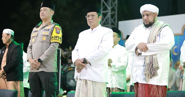 Wujudkan Pilkada Aman dan Damai, Polres Lamongan Gelar Tabligh Akbar