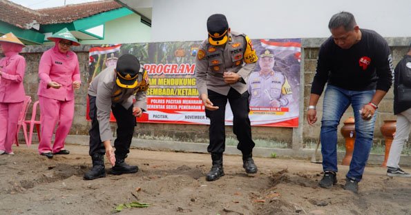 Dukung Program Asta Cita, Polres Pacitan Gelorakan Swasembada Pangan