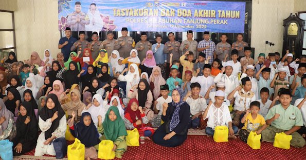 Menyongsong Tahun Baru, Polres Pelabuhan Tanjung Perak Gelar Tasyakuran dan Do’a Bersama