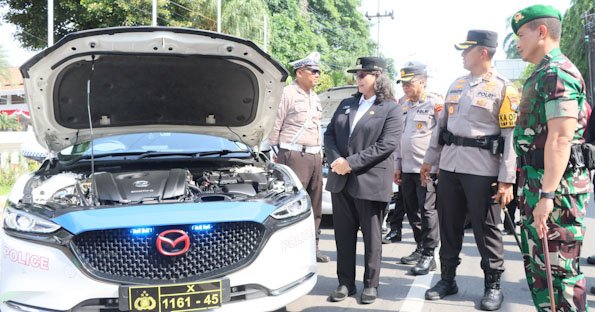 Operasi Lilin Semeru 2024, Polres Kediri Kota Siagakan 210 Personel Gabungan Pengamanan Libur Nataru