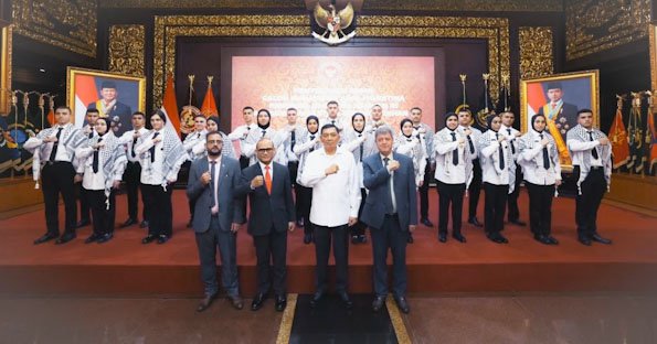 Indonesia Konsisten Dukung Palestina, Menhan Sjafrie Terima 22 Calon Kadet Unhan RI