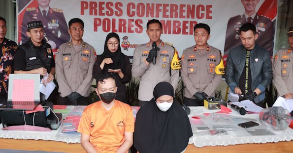 Rugikan Bank 750 Juta, Polres Jember Amankan Pasutri Pemalsu Dokumen Kredit