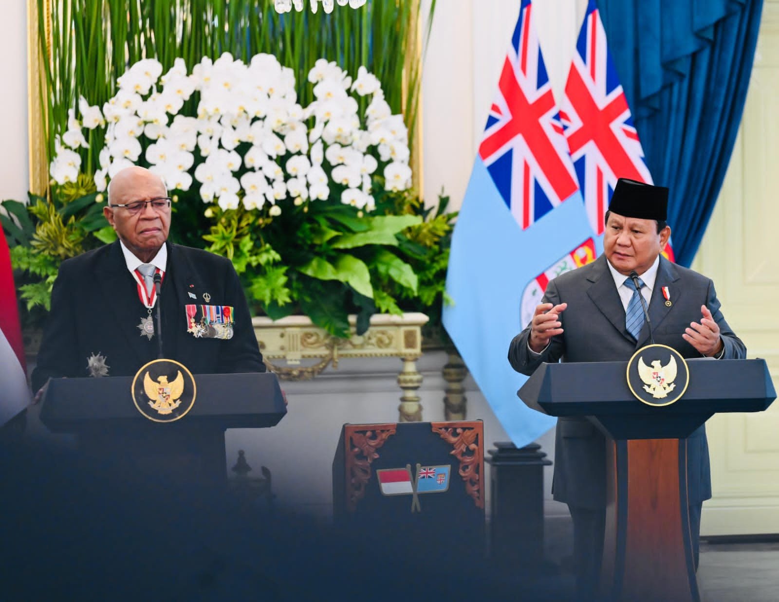 Indonesia dan Fiji Sepakati Perjanjian Kerjasama, Termasuk Bidang Pertahanan