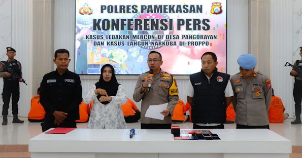 Berantas Narkoba, Polres Pamekasan Amankan 1 Bandar dan 2 Pengedar