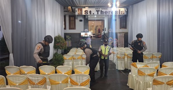 Rangkaian Ibadah Paskah Berjalan Aman, Jemaat Gereja di Pasuruan Apresiasi Polisi