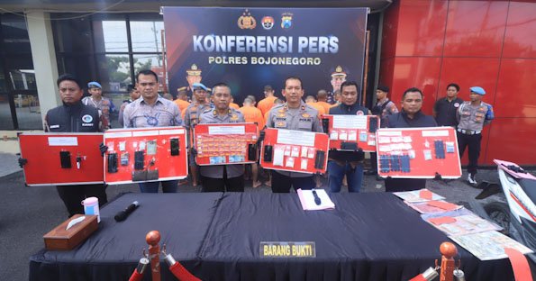 Polres Bojonegoro Ungkap Kasus Narkoba, 17 Tersangka Diamankan
