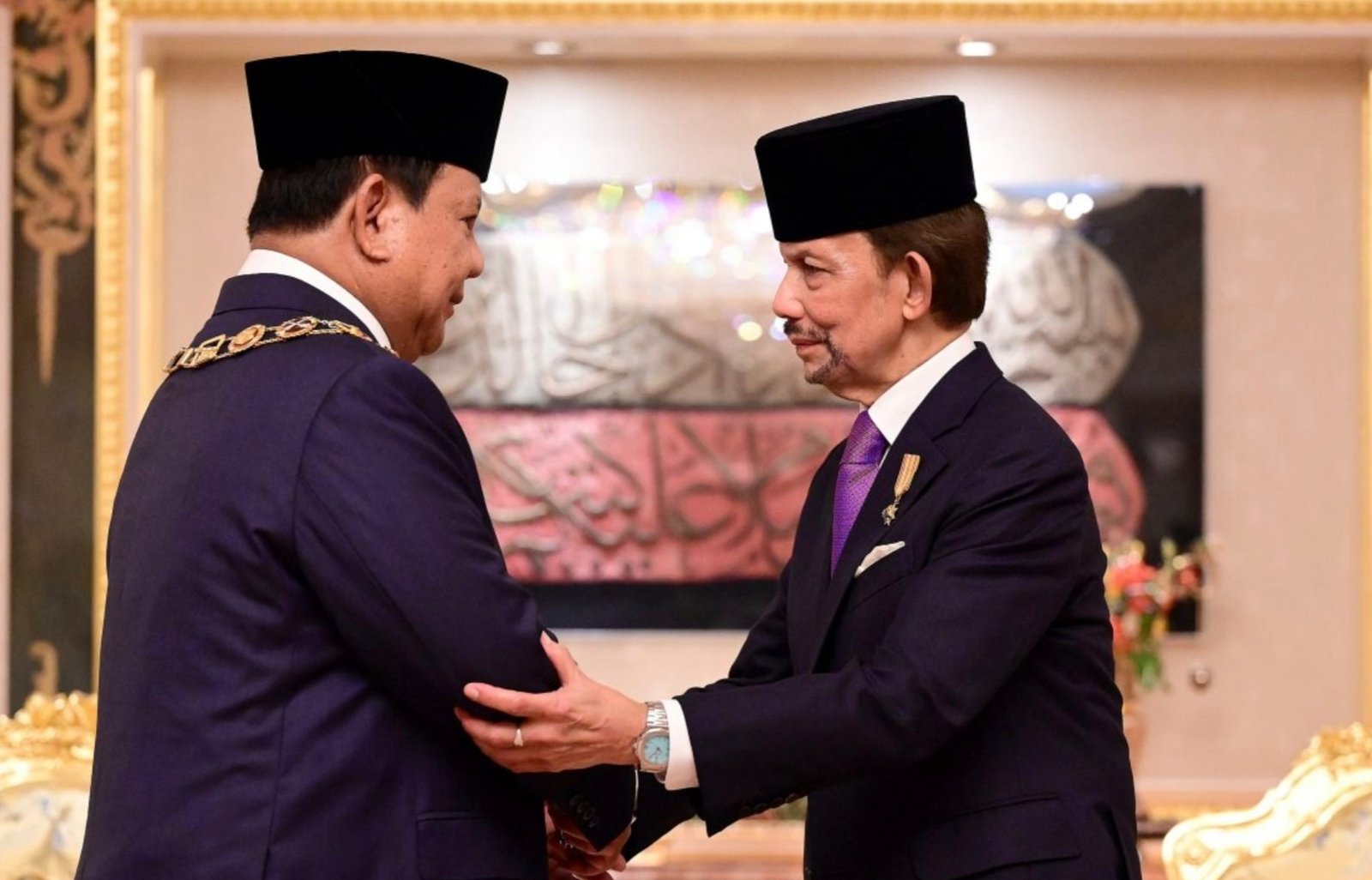 Presiden Prabowo Bertemu Sultan Brunei, Tegaskan Komitmen Perkuat Hubungan Bilateral