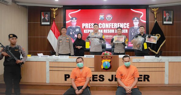 Polres Jember Akhirnya Berhasil Menangkap Dua Buronan Pelaku Pembunuhan yang Sempat Kabur ke Malaysia
