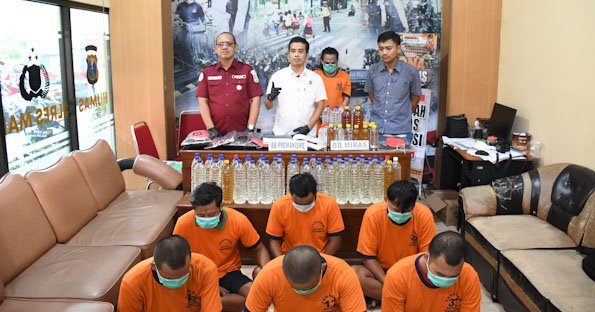 Polres Madiun Kota Amankan Belasan Tersangka Kasus Pengeroyokan dan Penganiayaan