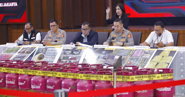 Bareskrim Polri Bongkar Sindikat Oplosan Gas Subsidi di Jakarta, Negara Rugi Rp16,8 Miliar
