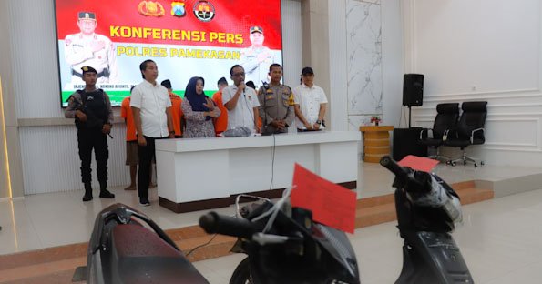 Polres Pamekasan Respon Cepat Amankan 4 Tersangka Spesialis Curanmor