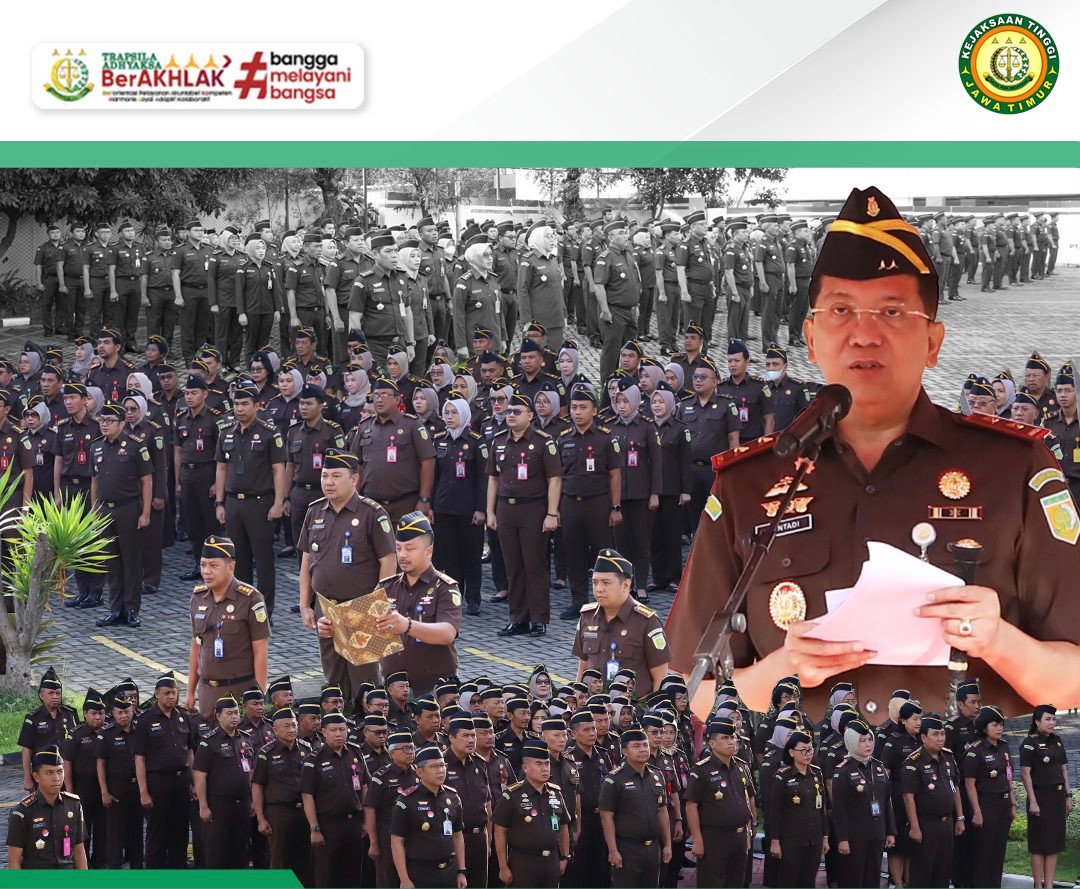Peringati HUT Persaja Ke-74, Kajati Jatim Serukan Sinergi Wujudkan Asta Cita