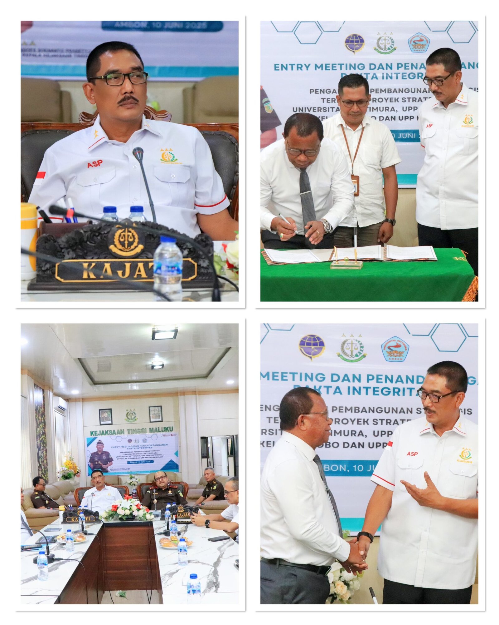 Melalui PPS Bidang Intelijen, Kajati Agoes SP Yakinkan Proyek Pembangunan Di Unpati Dan Kementerian Perhubungan Berjalan Lancar