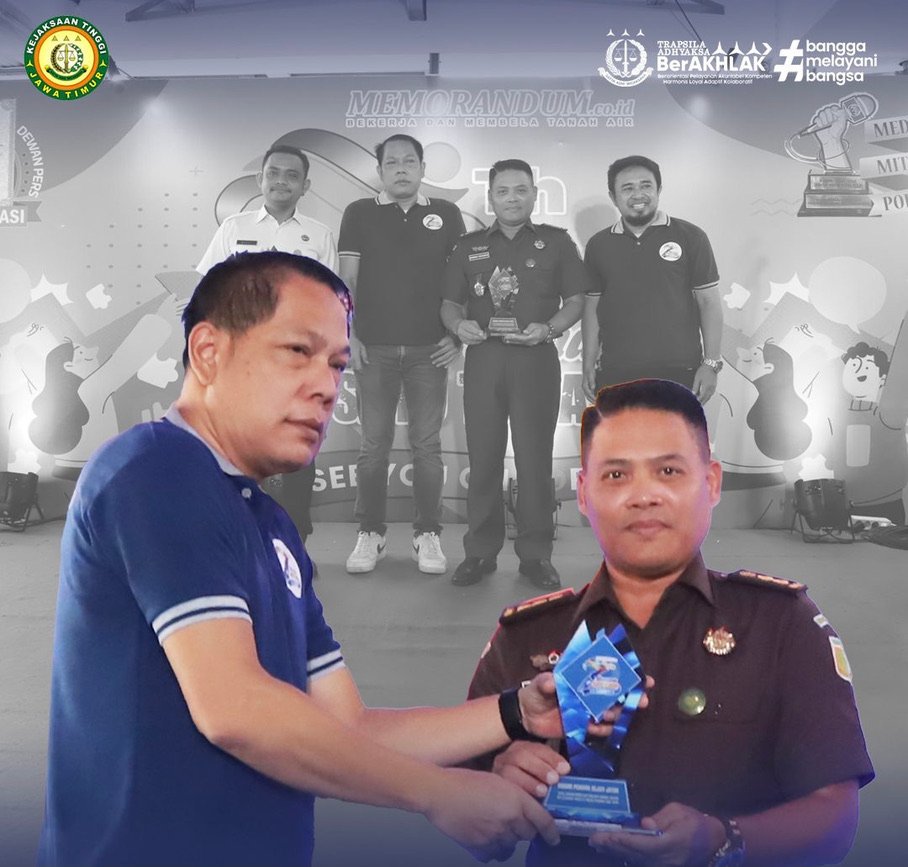 Penkum Kejati Jatim Raih Penghargaan Mitra Edukasi Hukum Terbaik