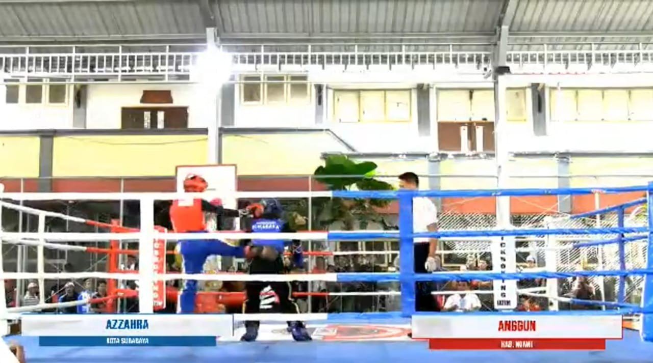 Atlet Ngawi Dominasi Medali Emas Kick Boxing PORPROV Jatim IX 2025