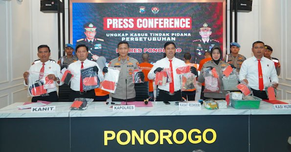 Polres Ponorogo Ungkap Kasus Kekerasan Seksual Terhadap Anak Dibawah Umur, Tersangka Diamankan