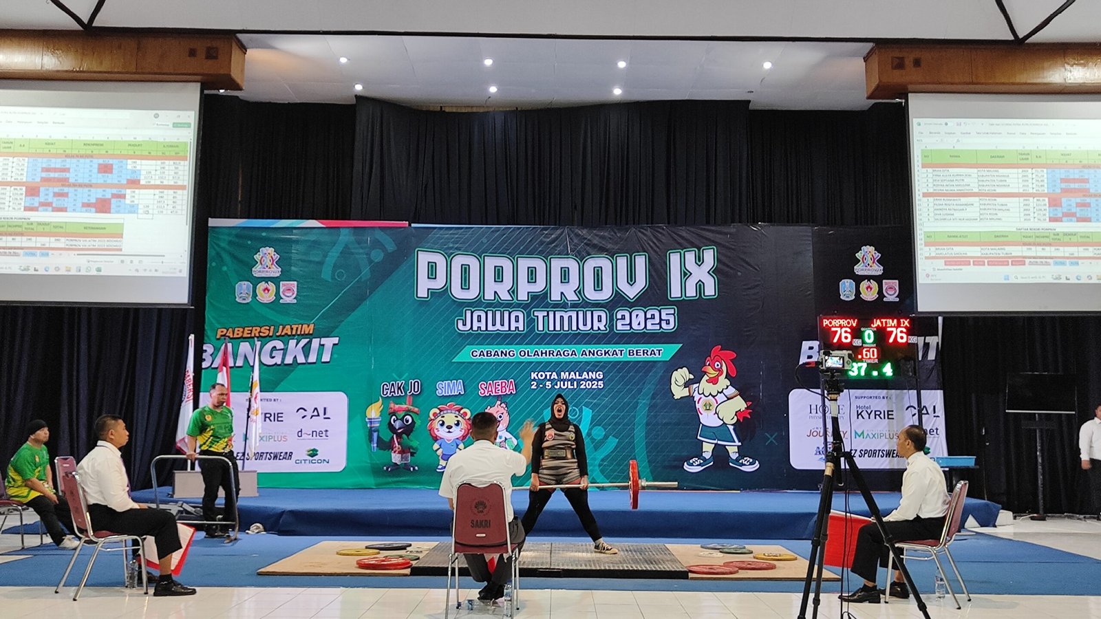 107 Atlet Ikut Angkat Berat PORPROV Jatim IX/2025