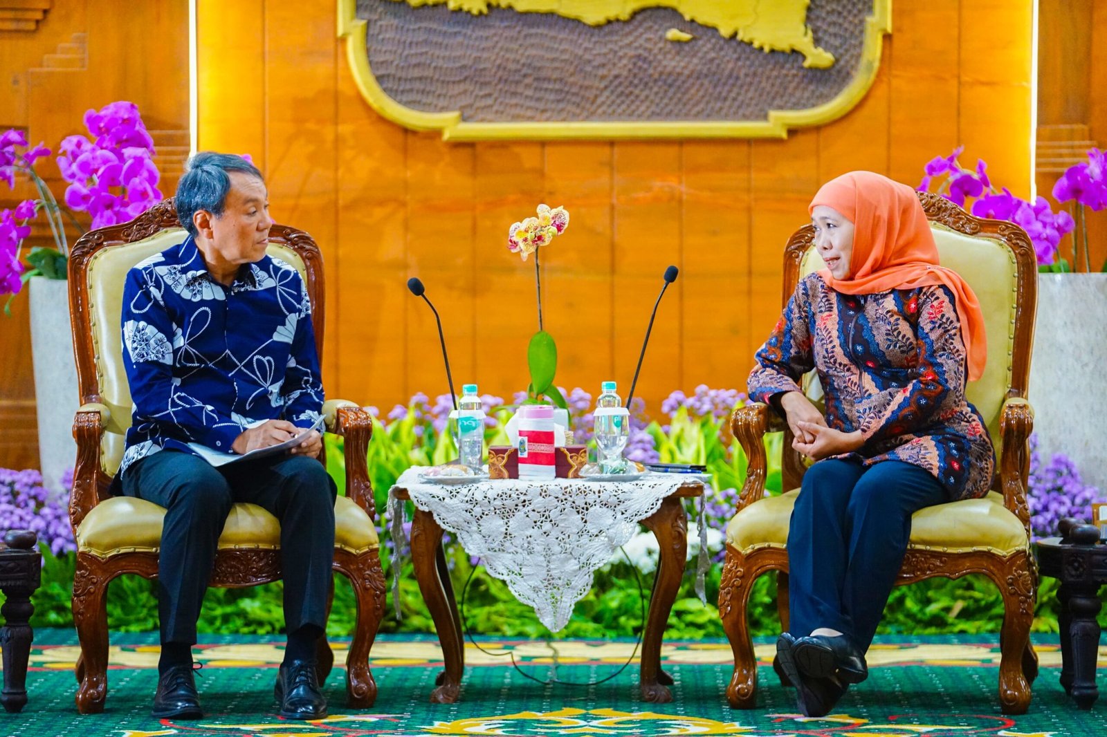 Pererat Kerjasama, Gubernur Khofifah dan Konjen Jepang Sepakat Tingkatkan SDM dan Skill dalam Penanggulangan Bencana